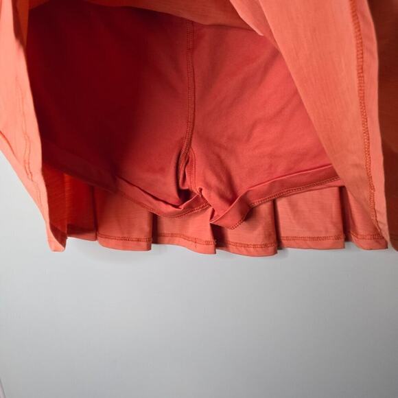 Eleven by Venus Williams Taylor Swift  Orange Pleated Tennis Skort Medium - Picture 4 of 7